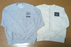 ALGY ジップアップトレーナー 2枚セット 140cm