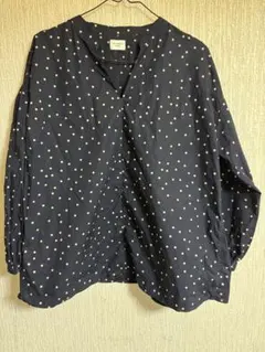 URBAN RESEARCH DOORS ドット柄長袖シャツ