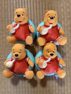 【非売品・景品専用】くまのプーさん ぬいぐるみ 4体セット　Disney