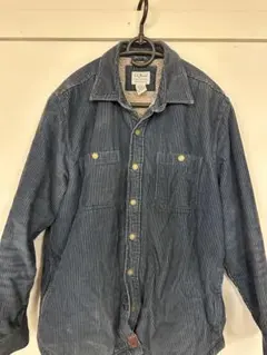 コーデュロイストライプシャツ　LLbean