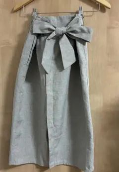 ロペピクニック　スカート　タイト　グレー　リボン　38