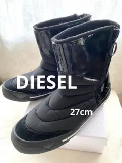 極美品DIESEL HODO サイドジップ スノーブーツ 27cm 黒