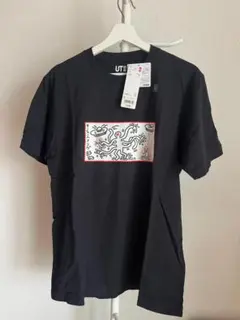 ユニクロ　ut Keith Haring アート Tシャツ Lサイズ 黒