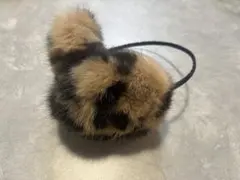 新品未使用　ヒョウ柄　フェイクファー　イヤーマフ　耳当て