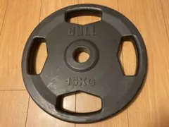 ②BULL オリンピックラバープレート15kg　アイロテック IVANKO