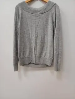 UNIQLO　ユニクロ　 エストラファインメリノウールボートネックセーター　L