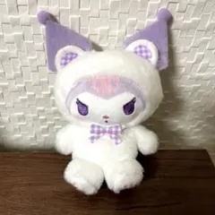 サンリオ　サンリオキャラクターズ　チェックベアちょいデカマスコット　クロミのサムネイル