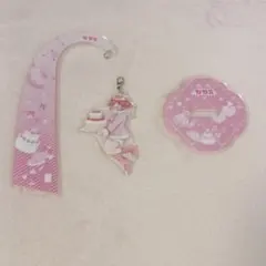 のあさんぷぴぱゆらゆらアクスタ　カラフルピーチ