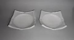 有田焼・青磁角多用鉢２個セット・アウトレット・新品未使用