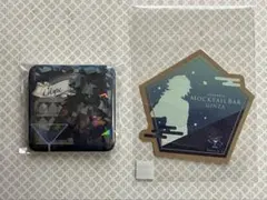 鬼滅の刃　MOCKTAIL BAR ロト　ステッカー　缶バッジ　冨岡義勇