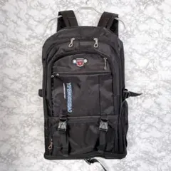 メンズ バックパック 大容量 50L リュックサック 登山 多機能 ブラックのサムネイル