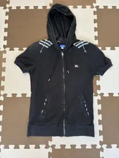 BURBERRY BLUE LABELフード付き 半袖パーカー S