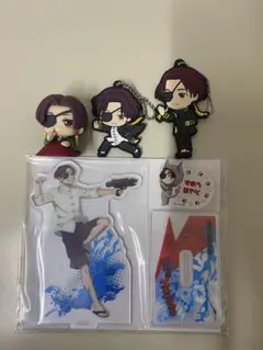 アニメキャラクター キーホルダー・ステッカーセット