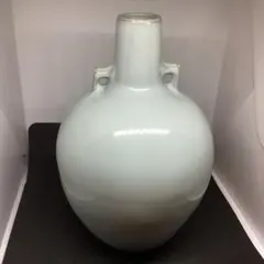 青磁 花瓶 双耳 陶器　中里隆　高さ18.5cm 箱なし 青磁 花瓶 双耳 陶器 中里隆 高さ18.5cm 箱なし - メルカリ