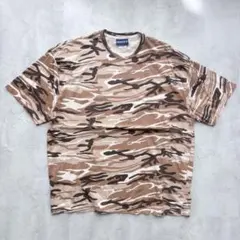 【GRAPHITE SPORT】タイガーカモ 迷彩柄 クルーネックTシャツ 2X