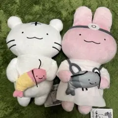 ホワイトタイガーとブラックタイガー ぬいぐるみセット