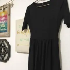 FOREVER21 半袖黒ワンピ