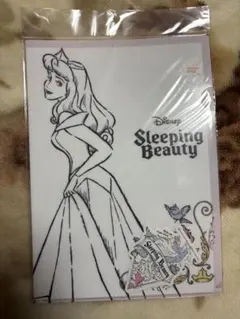 R最安値　ディズニークリアファイル　眠れる森の美女　ステッカー付き