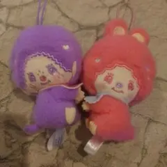 モンチッチ×マイメロディ・クロミ おすわりぎゅっとマスコット☆サンリオ