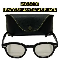 【極美品】正規品 モスコット レムトッシュ 46 ブラック ライトブラウンレンズ
