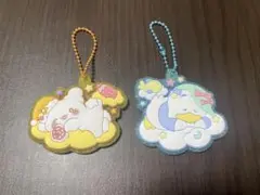 サンリオ　ぷっくりラバマスグミ　はなまるおばけ　ペックル ラバーマスコット