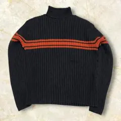 p*)様 00s OLD NAVY タートルネックコットンニット USメンズ 肉