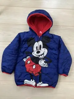 ミッキー　ジャンバー　アウター　フリース　リバーシブル