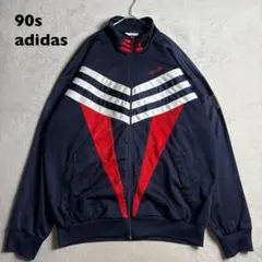 90s adidasトラックジャケット トレフォイルロゴ 刺繍 万国旗タグ XL 2025年最新】adidas 万国旗 トラックジャケットの人気アイテム