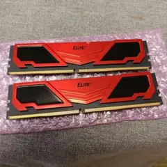 TEAM Elite 8GB DDR4 3200MHz 2枚(合計16GB)