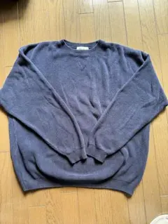 希少　90s Eddie Bauer エディバウアー　コットンニッUSA製