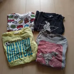 キッズ 半袖Tシャツ 4枚セット まとめ売り　スラップスリップ　FOキッズ