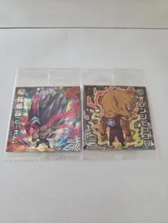 ドラゴンボール シール ウエハース 超6-11 超6-12　師弟コンビセット