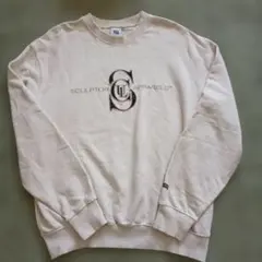 SCULPTOR 刺繍ロゴ スウェット トレーナー Mサイズ