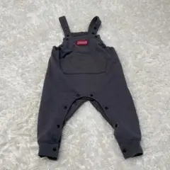 グレー オーバーオールロンパース サロペットColeman
