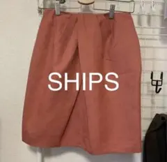 SHIPS シップス　スカート　サーモンピンク　Mのサムネイル