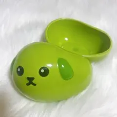 レア❤️ 枝豆しば　豆しば　入れ物　陶器　小物　みどり　いぬ