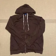 BEAMS ビームス ジップパーカー ブラウン L