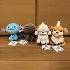 ガーディ・ガーディ（ヒスイ）・ウパー・ウパー（パルデア）ぬいぐるみのサムネイル