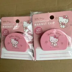 ☆激レア☆カオハナ◡̈♥︎ ハローキティ 水色　マグネットクリップ レトロ ☆激レア☆カオハナ◡̈♥︎ ハローキティ 水色 マグネット