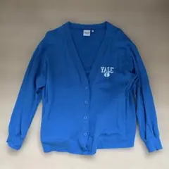 Yale カーディガン M 青　コーエン