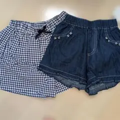 女の子用 ハーフパンツ ショートパンツ　セット 150cm