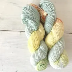 手染め毛糸◯レトロ・アメリカ◯ロードサイド ダイナー(merino80) 1カセ
