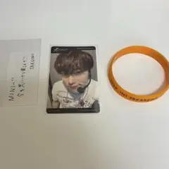 INI 尾崎匠海 XQUARE 落下物 メール会員トレカ ラバーバンド