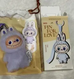 LABUBU ラブブ PIN FOR LOVE シリーズ E イニシャル