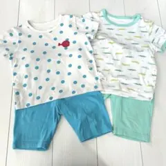 ユニクロ 半袖パジャマセット 90サイズ
