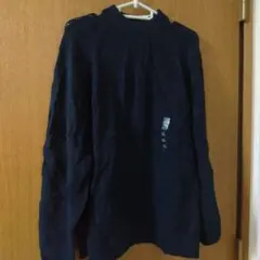 UNIQLO ネイビー 3XL 長袖セーター