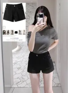 GRL グレイル ツイルベーシックショートパンツ