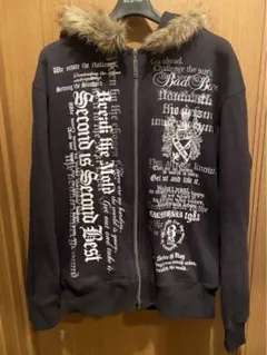 Y2K ファーパーカー グランジ 00s アーカイブ BADBOY