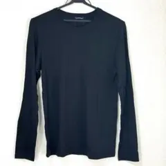 美品　ジュンハシモト　ブラック　長袖 クルーネック 上質ニット　メンズ　5 L