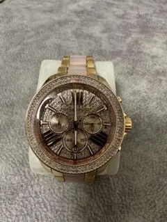 Michael Kors MK-6096 ローズゴールド クロノグラフ腕時計のサムネイル